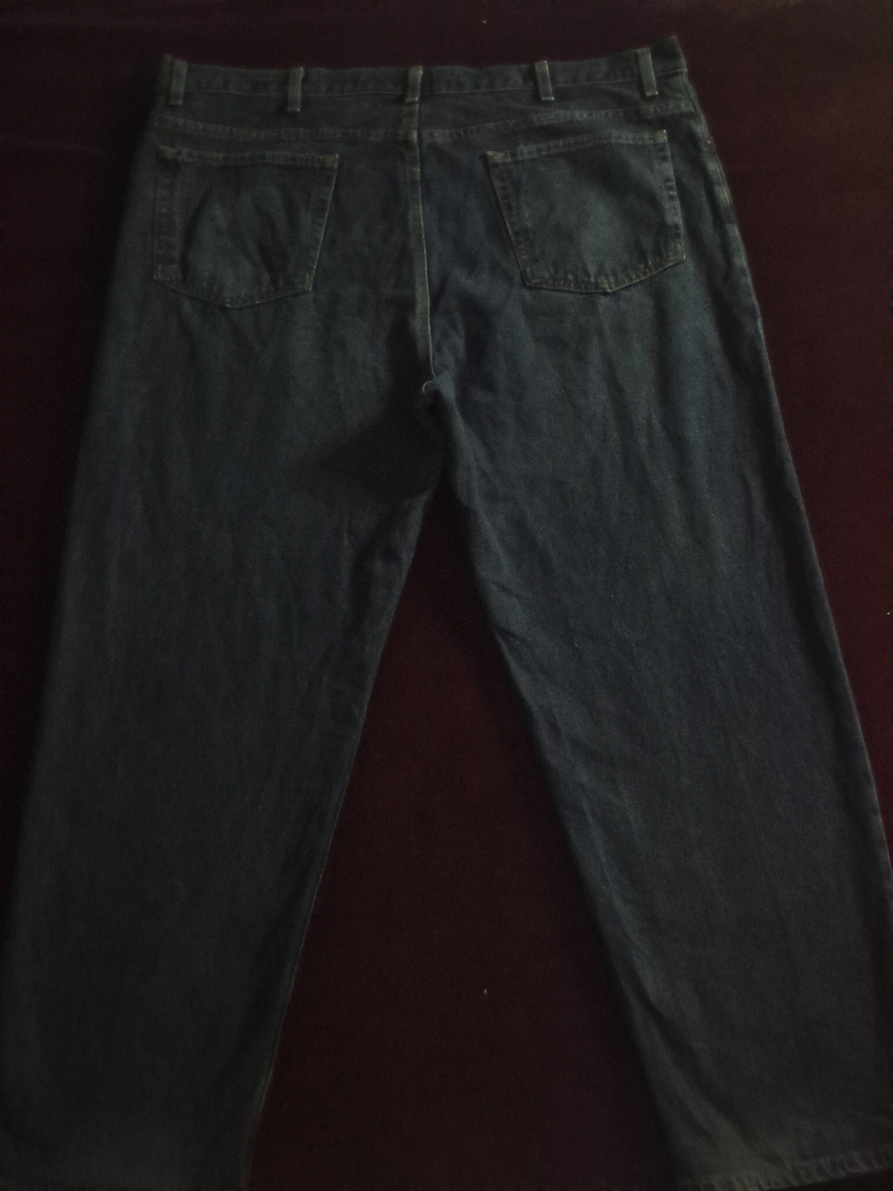 Faded Glory Men's Relaxed Jeans in Dark Blue
